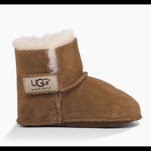 NWT UGG Unisex Erin Booties-Chestnut 18-24mos